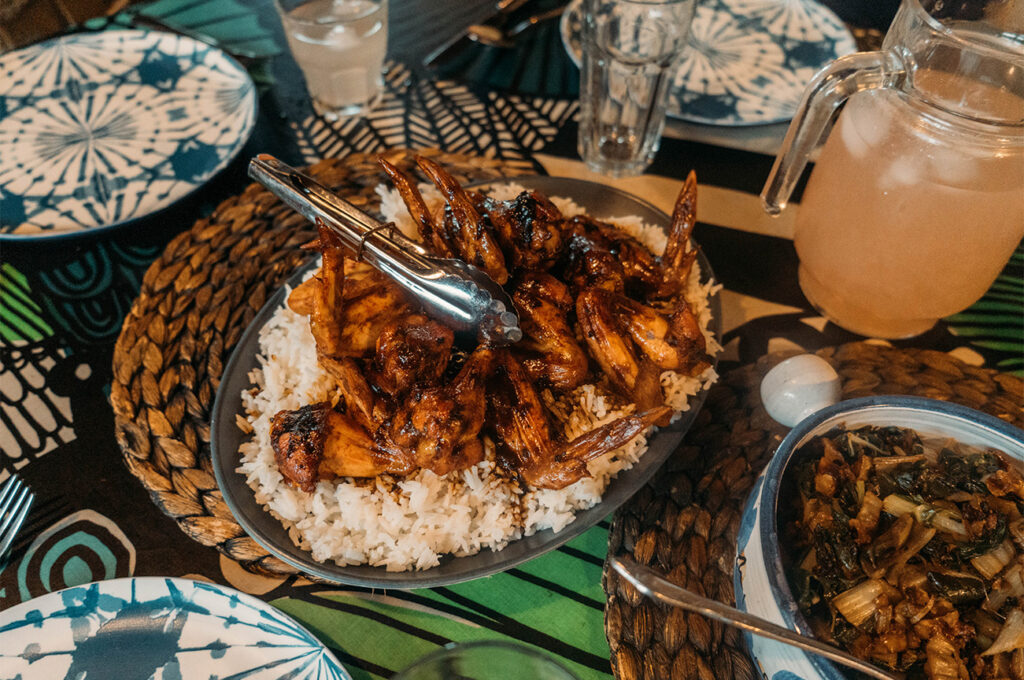 Temps de repas et d'échanges