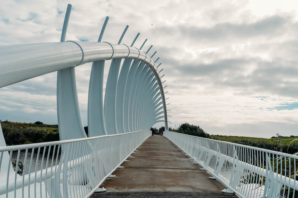 New Plymouth et Te Rewa Rewa Bridge