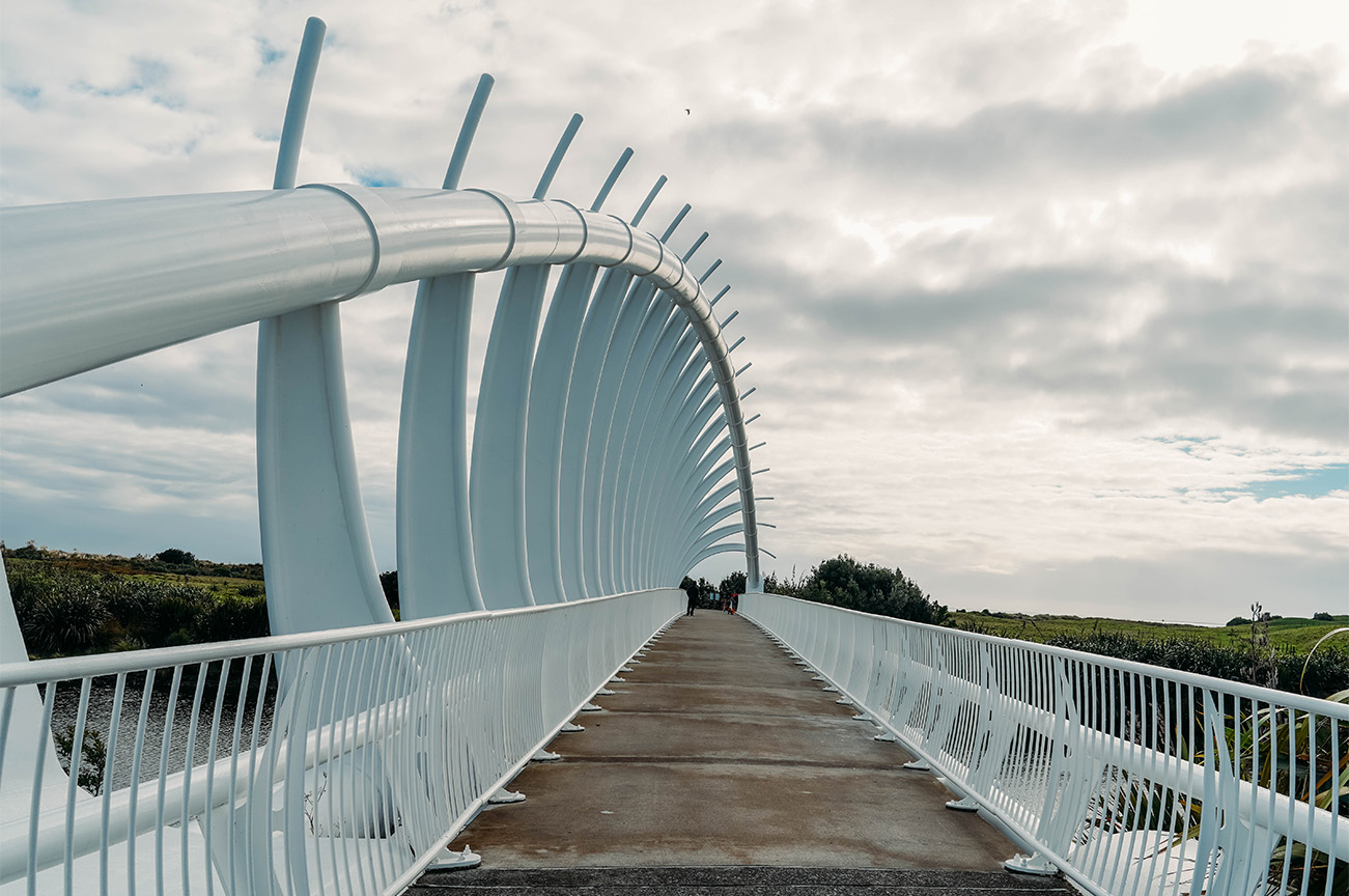 QUE FAIRE DANS LE DISTRICT DE TARANAKI_APAS DE DINO_New Plymouth et Te Rewa Rewa Bridge