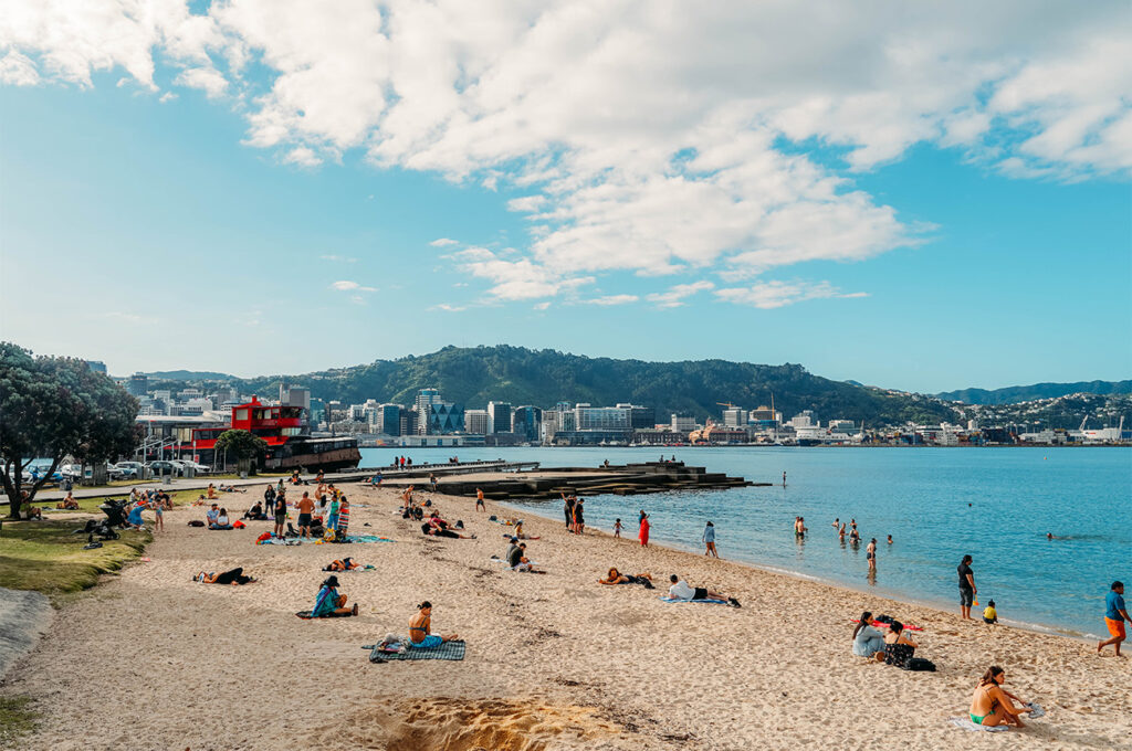 Promenade depuis Franck Kitts à Oriental Bay