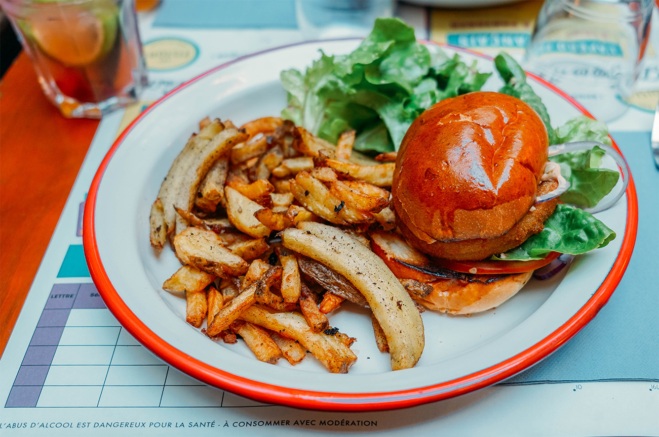 Les fils à maman_Des repas comme à la maison Burger chèvre miel