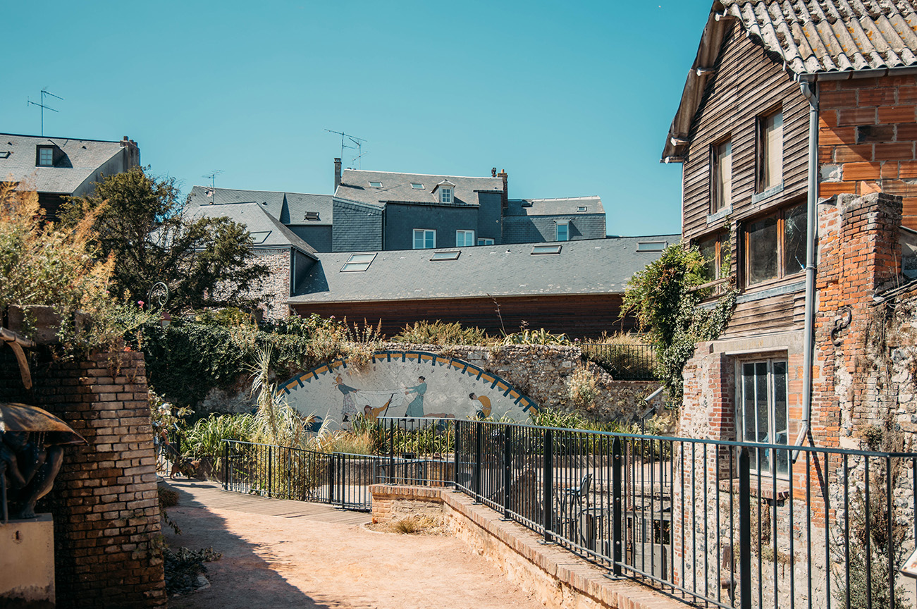Une journée à Honfleur_Le jardin du Tripot