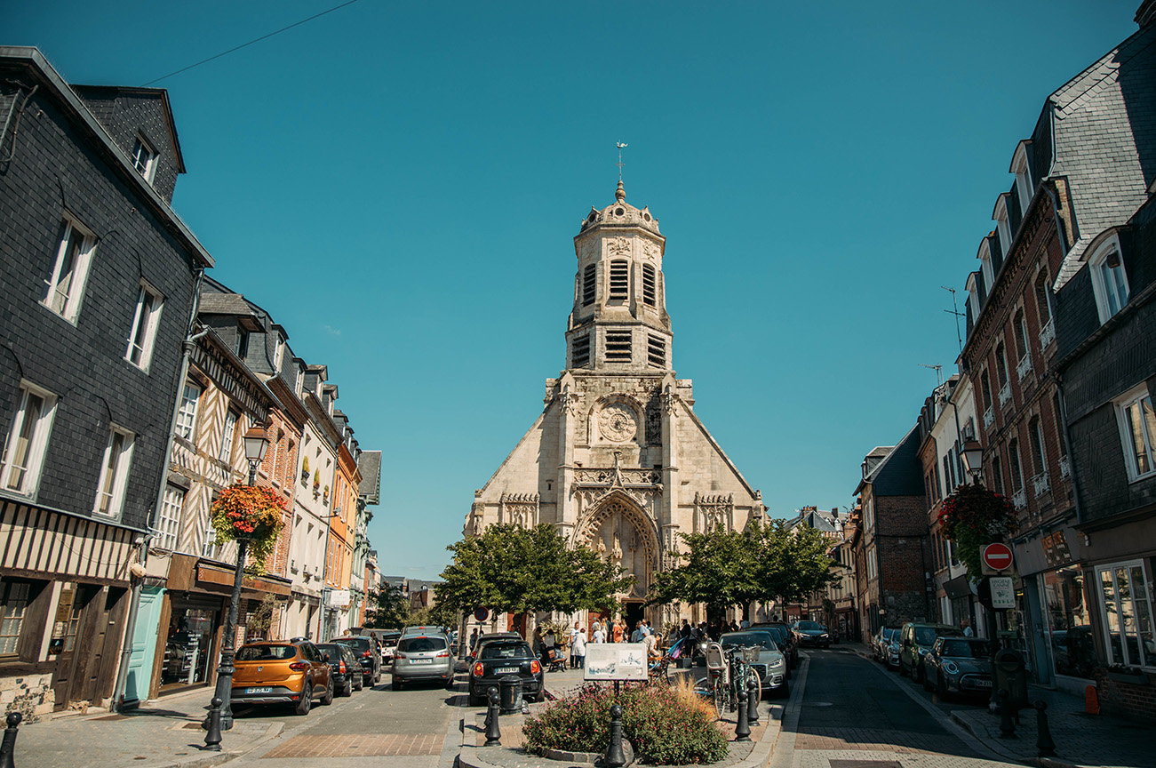 Une journée à Honfleur_Église catholique Saint-Léonard à Honfleur
